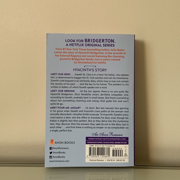 Paperback Bridgerton Book It’s In His Kiss By Julia Quinn Historical Romance - Picture 3 of 7